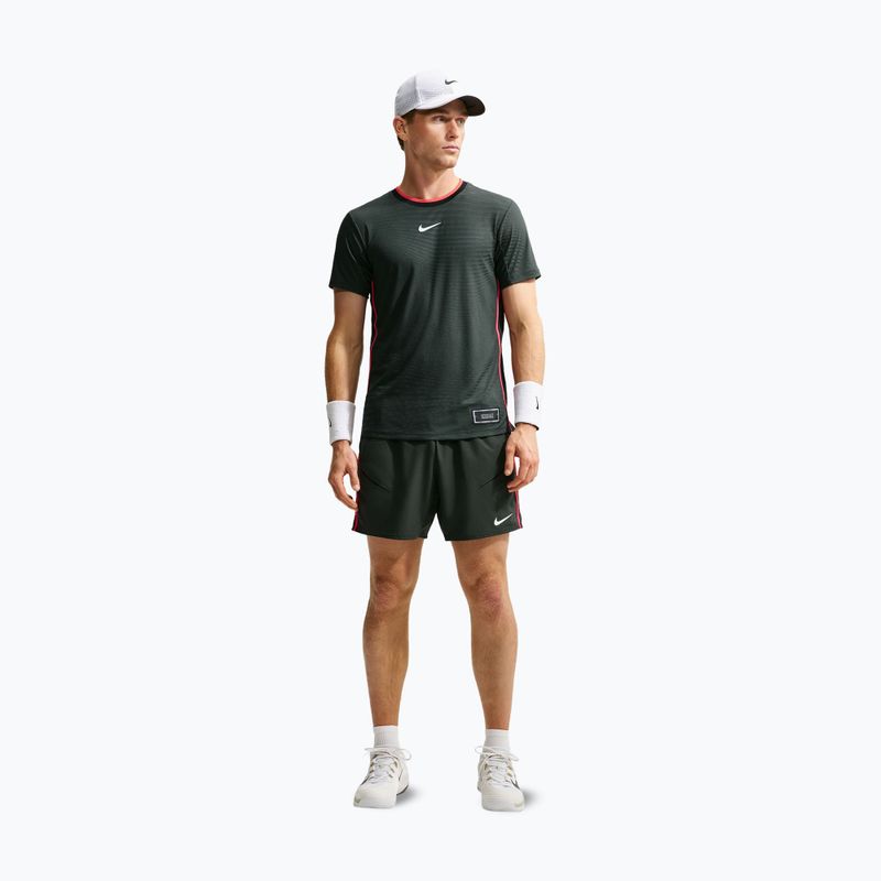 Koszulka męska Nike Court Slam Aero-Fit black spruce/white 2
