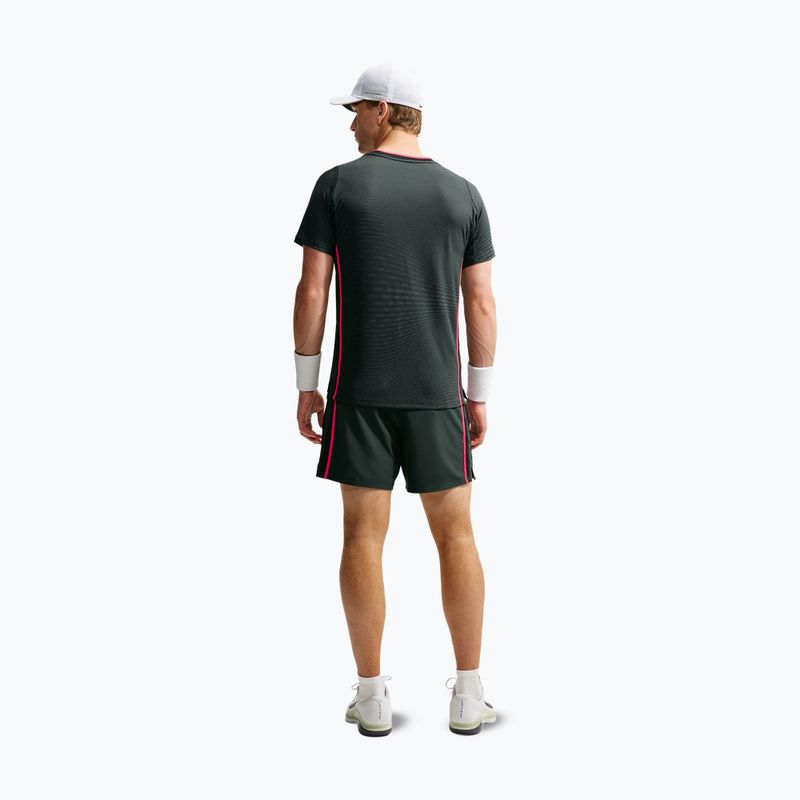 Koszulka męska Nike Court Slam Aero-Fit black spruce/white 3