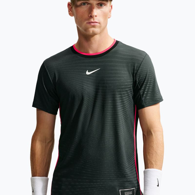 Koszulka męska Nike Court Slam Aero-Fit black spruce/white 4