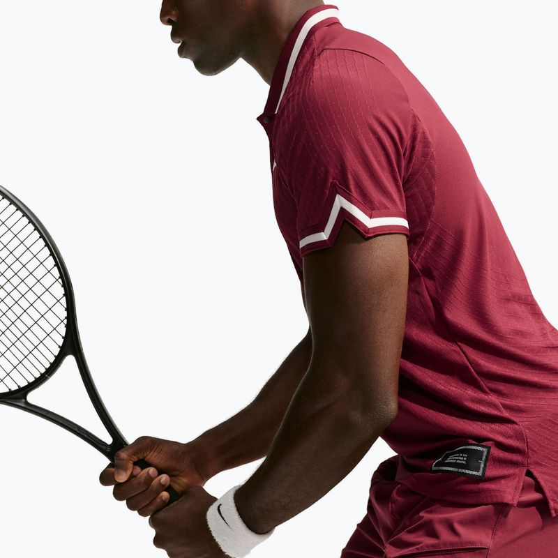Koszulka męska Nike Court Slam Aero-Fit team red/pale ivory 4