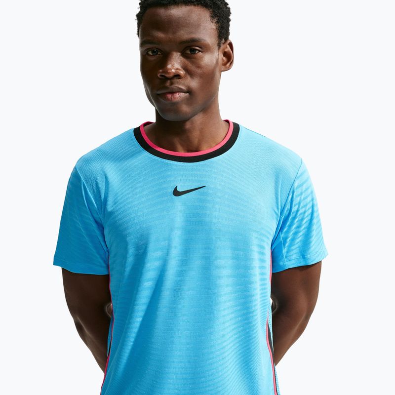 Koszulka męska Nike Court Slam Aero-Fit baltic blue/black 4