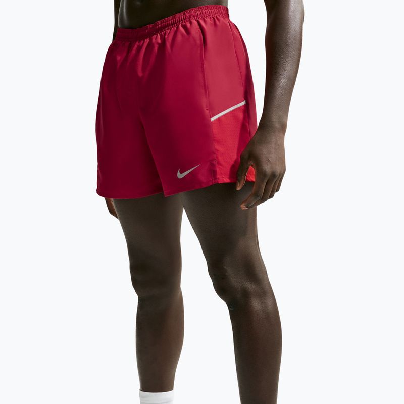 Spodenki do biegania męskie Nike Miler tough red/sport red 5