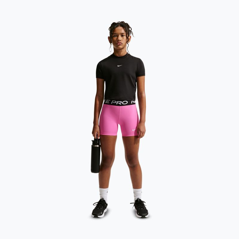 Spodenki dziecięce Nike Pro playful pink/white 2