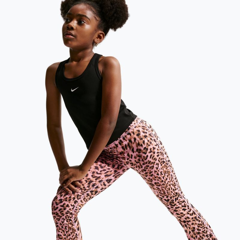 Spodnie dziecięce Nike One pink rise/white 6