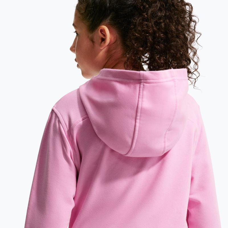 Bluza dziecięca Nike Pro Fleece pink rise/pink rise/black/white 4