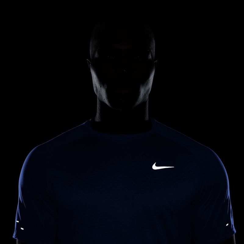 Koszulka do biegania męska Nike Stride hyper royal 4