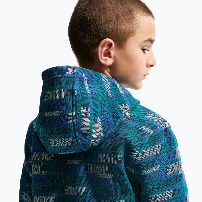Bluza dziecięca Nike Sportswear Club Fleece bright spruce/midnight navy/game royal 8