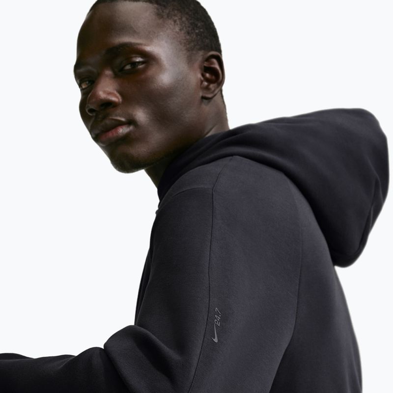 Bluza treningowa męska Nike 24.7 ImpossiblySoft black/black/dark smoke grey 5