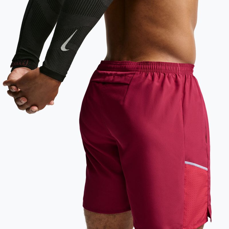 Spodenki do biegania męskie Nike Miler tough red/sport red 6