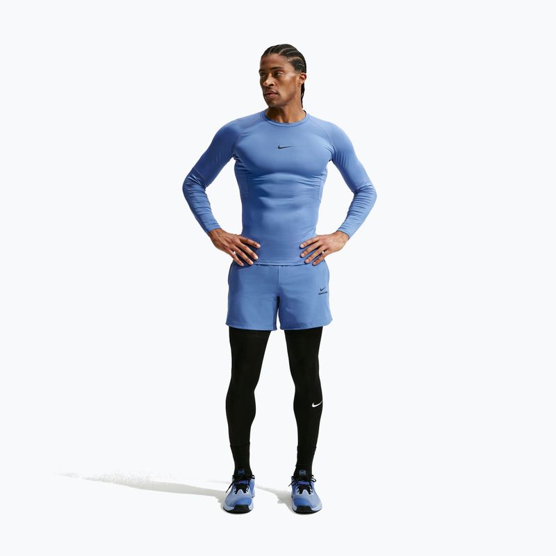 Longsleeve treningowy męski Nike Pro indigo storm/black 2