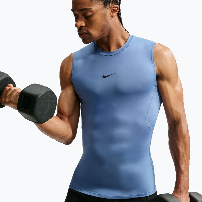 Koszulka treningowa męska Nike Pro indigo storm/black 3