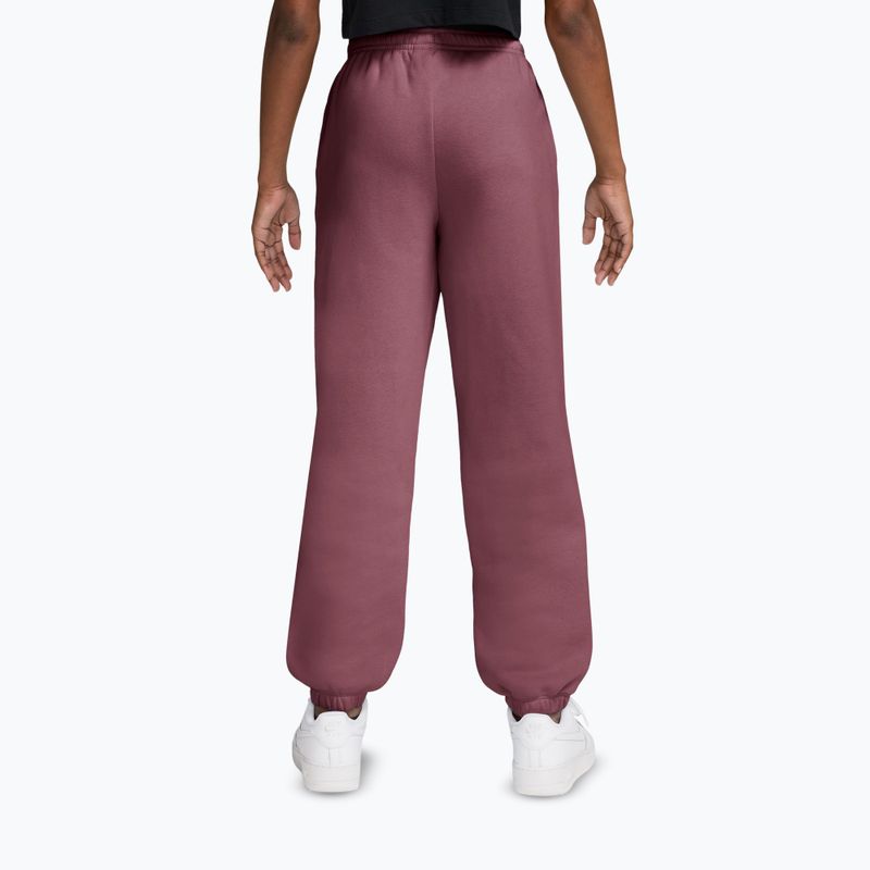 Spodnie dziecięce Nike Sportswear Studio Fleece pink smoke/white 2