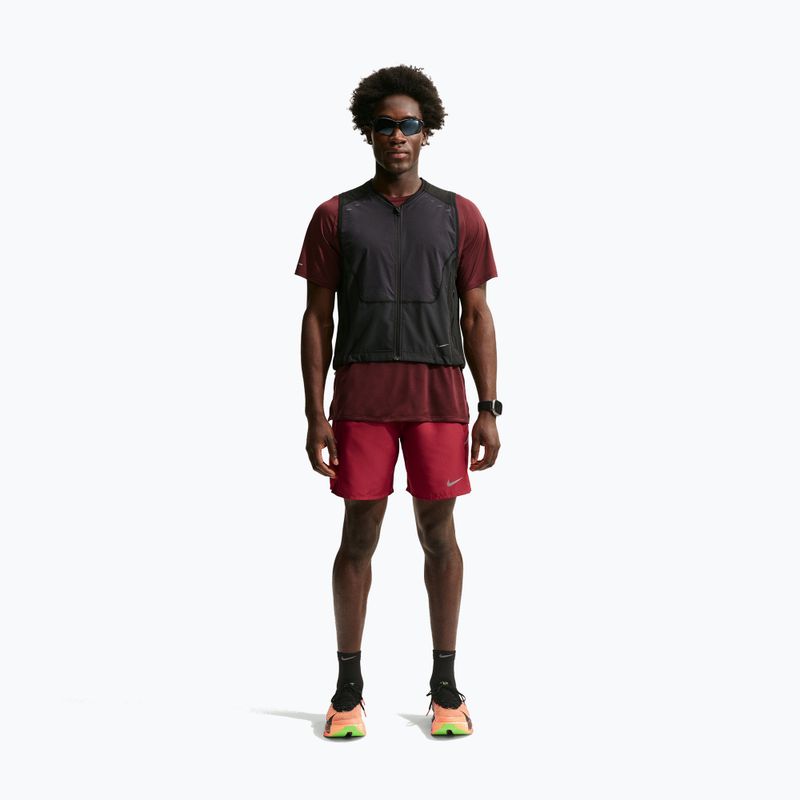 Spodenki do biegania męskie Nike Miler tough red/sport red 2
