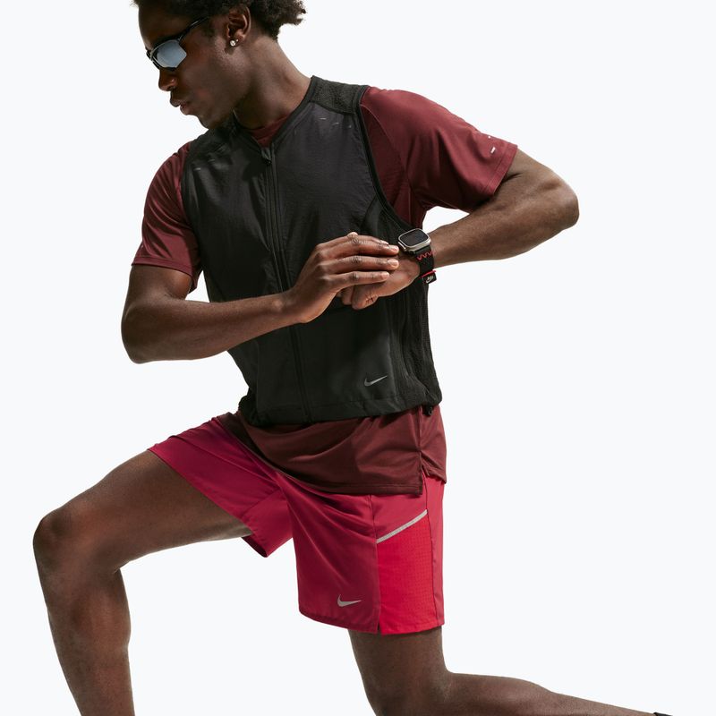 Spodenki do biegania męskie Nike Miler tough red/sport red 4