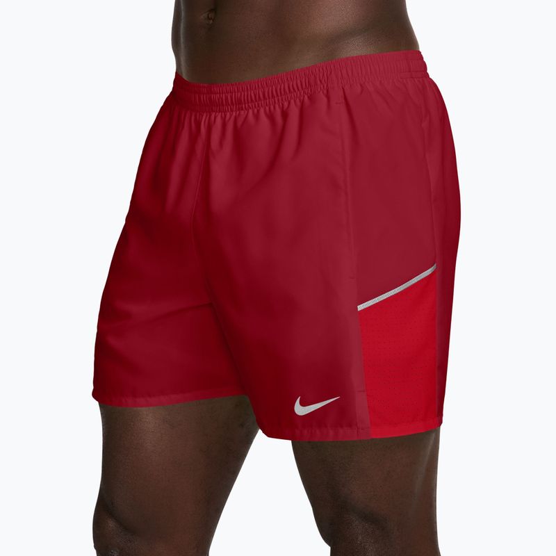 Spodenki do biegania męskie Nike Miler tough red 3