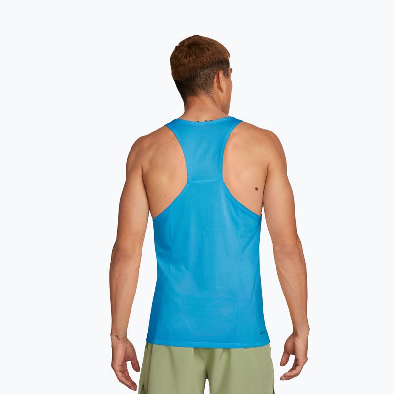 Koszulka do biegania męska Nike Fast Dri-Fit light current blue 2