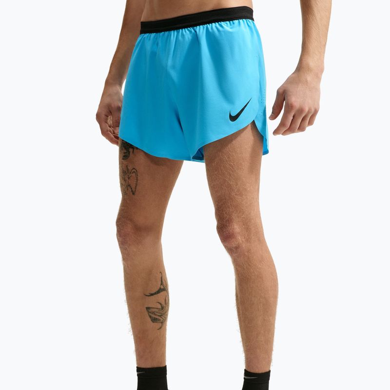 Spodenki do biegania męskie Nike AeroSwift light current blue/black 5
