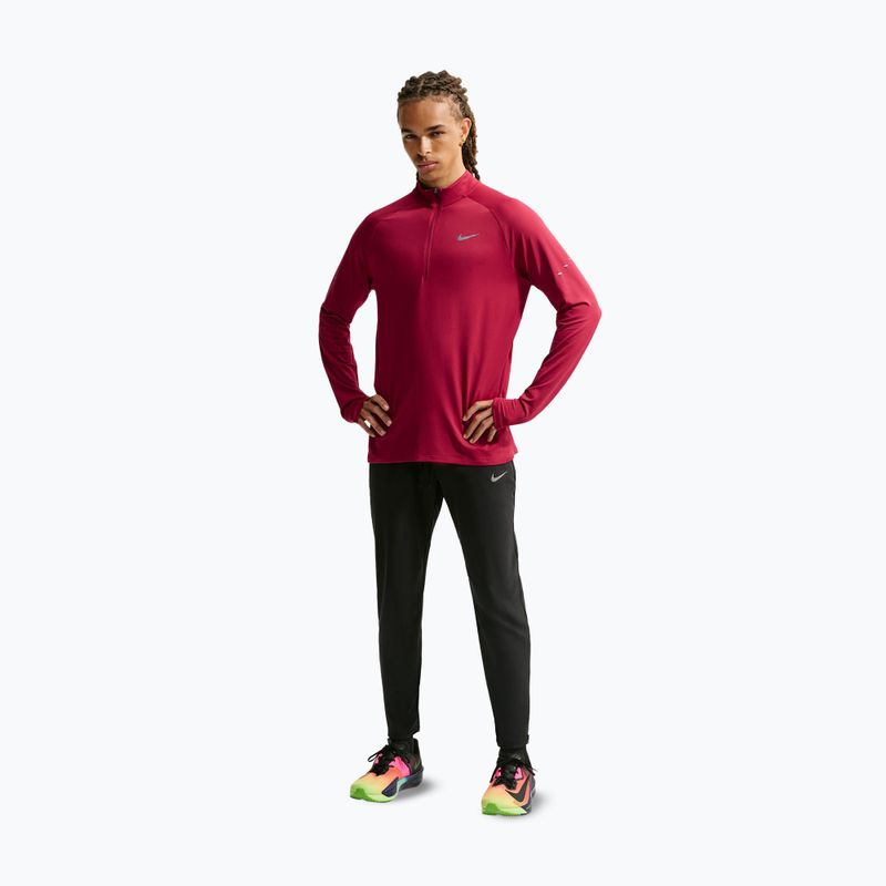 Bluza do biegania męska Nike Stride 1/4 Zip Dri-Fit tough red 2