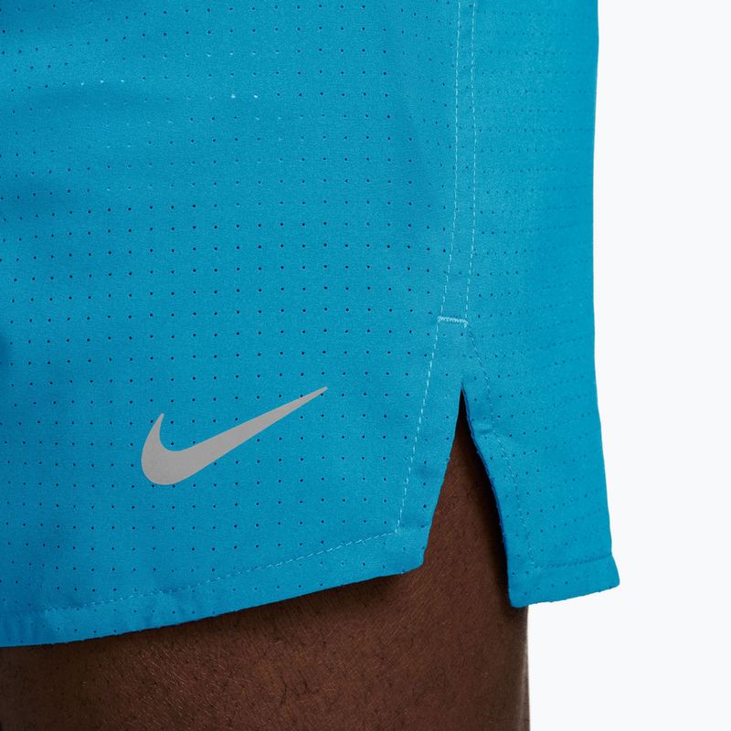 Spodenki do biegania męskie Nike Fast light current blue/black 4
