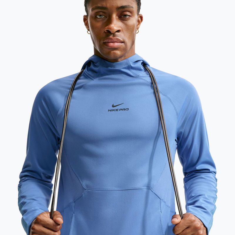 Bluza treningowa męska Nike Pro Indigo Storm/Black 4