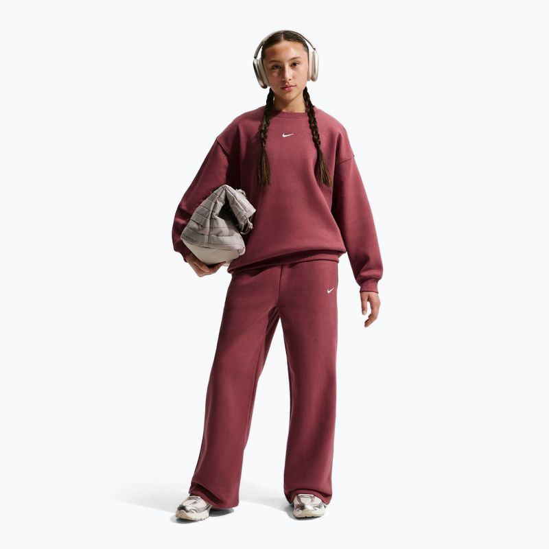 Bluza dziecięca Nike Sportswear Studio pink smoke/white 2