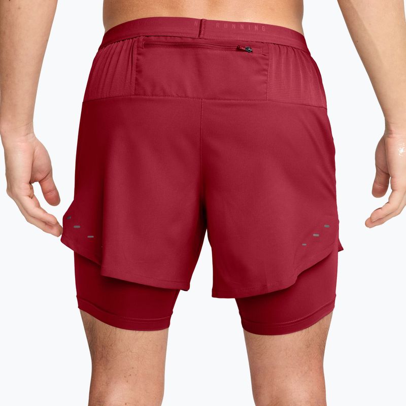 Spodenki do biegania męskie Nike Stride tough red 2