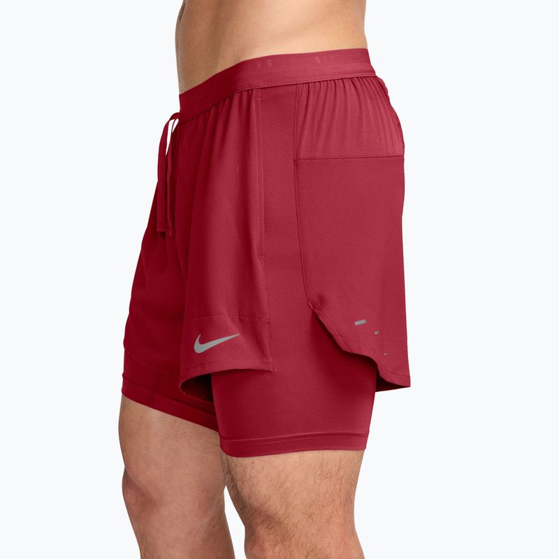Spodenki do biegania męskie Nike Stride tough red 3