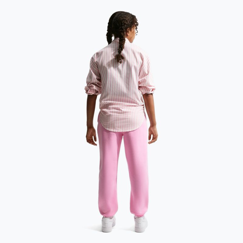 Spodnie dziecięce Nike Sportswear Studio Fleece pink rise/white 3