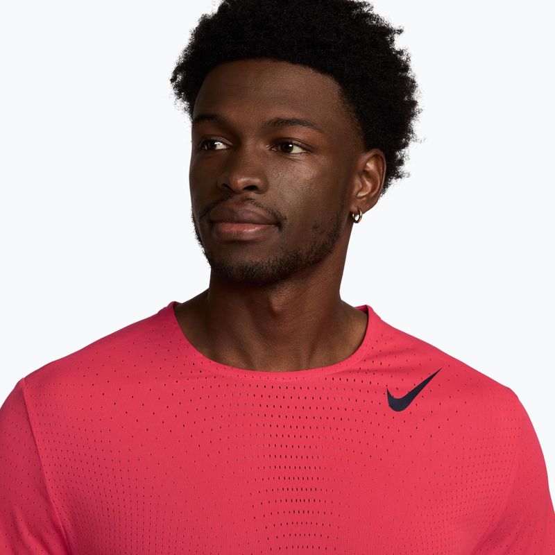 Koszulka do biegania męska Nike AeroSwift fusion red/black 3