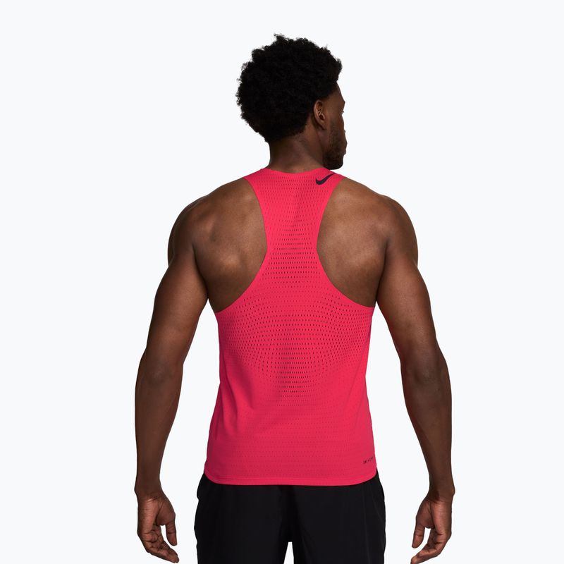 Koszulka do biegania męska Nike AeroSwift fusion red/black 2