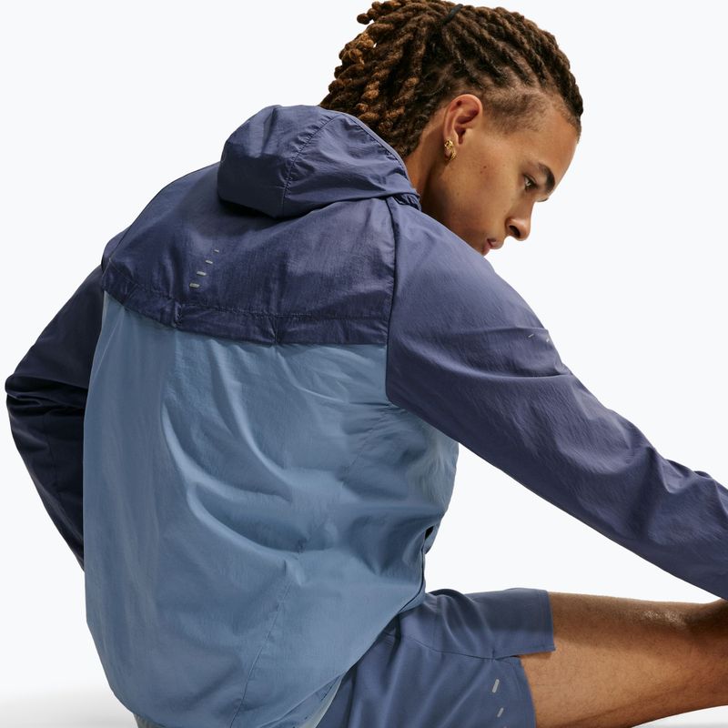 Kurtka do biegania męska Nike Stride diffused blue/work blue 5