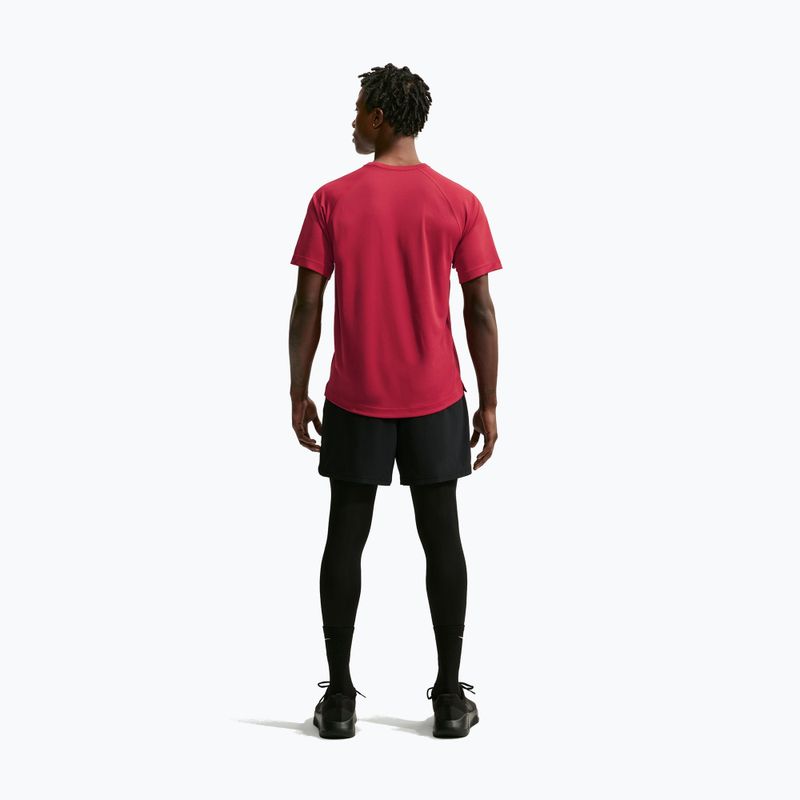 Koszulka treningowa męska Nike Flex tough red/black 3