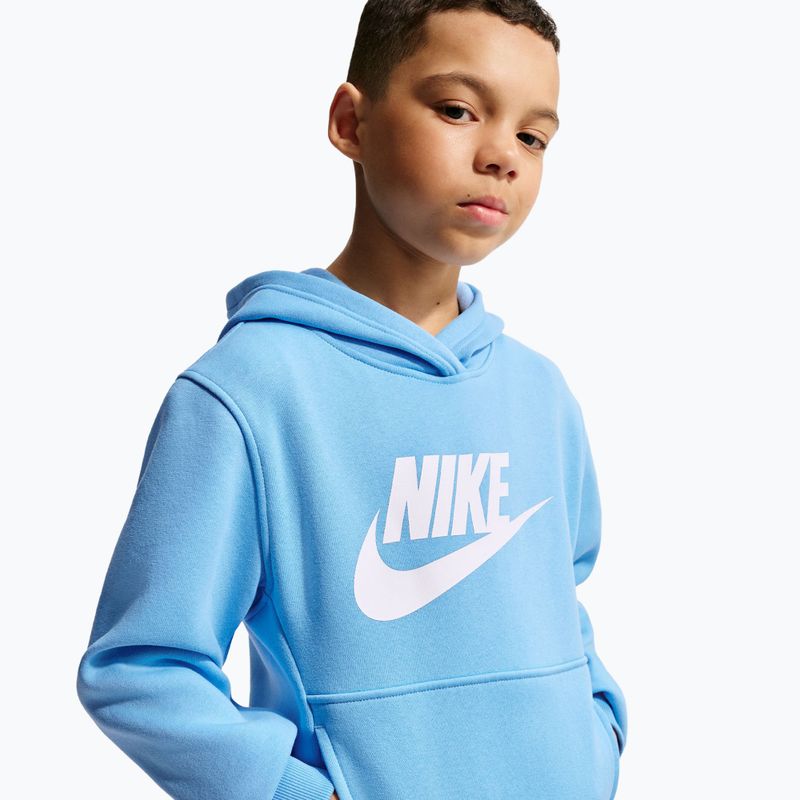 Bluza dziecięca Nike Sportswear Club Fleece football blue/white 2