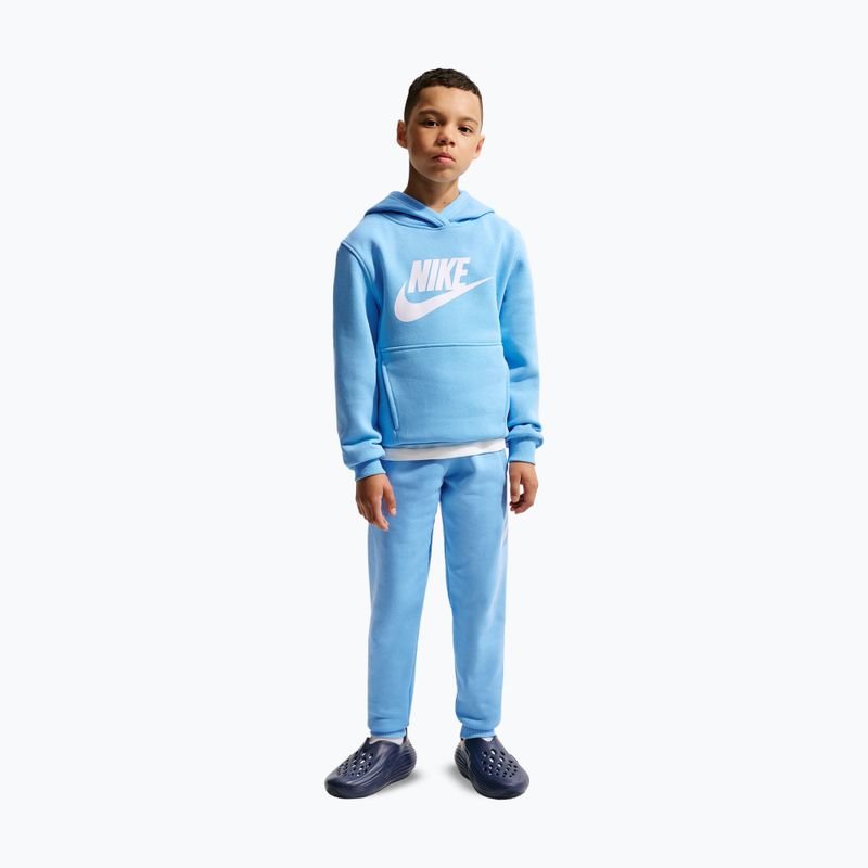 Bluza dziecięca Nike Sportswear Club Fleece football blue/white 7