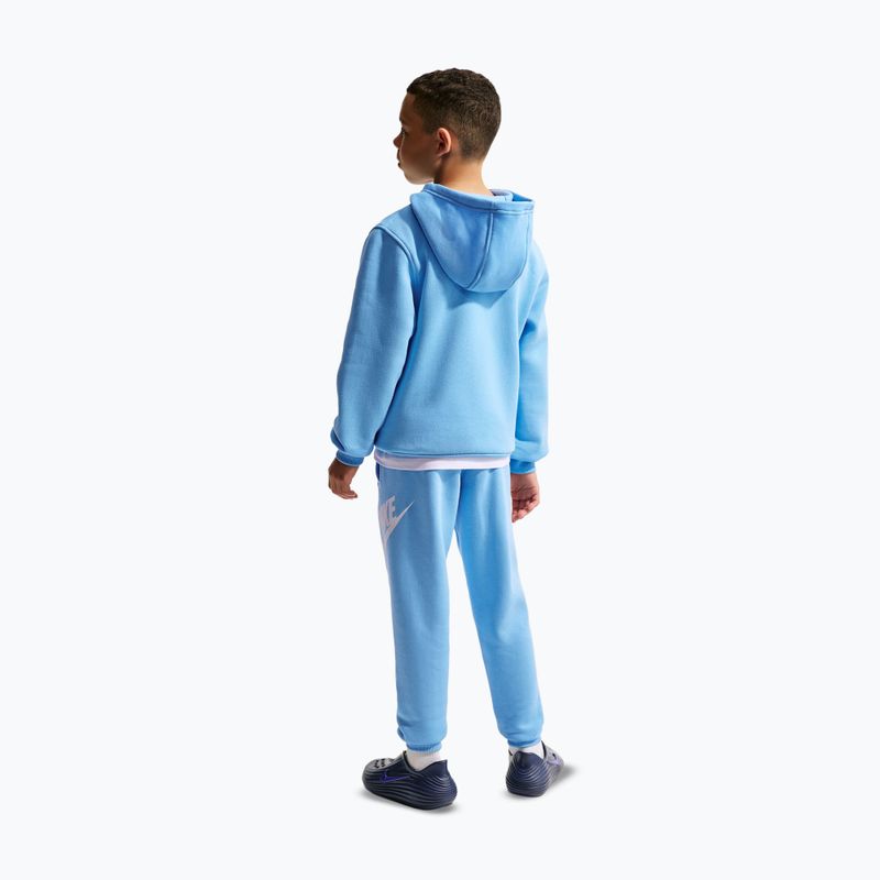 Bluza dziecięca Nike Sportswear Club Fleece football blue/white 3