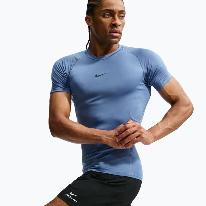 Koszulka treningowa męska Nike Pro indigo storm/black 3