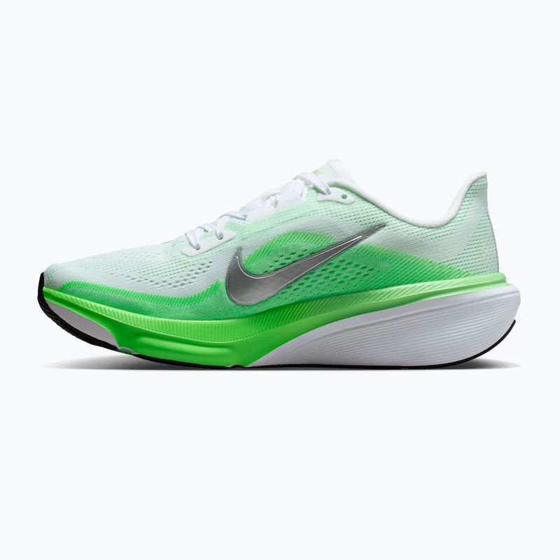 Buty do biegania damskie Nike Pegasus 42 white/green strike/metallic silver 2