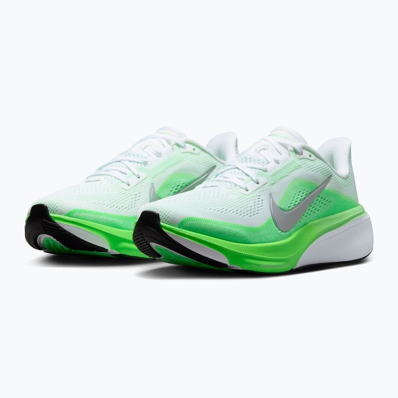 Buty do biegania damskie Nike Pegasus 42 white/green strike/metallic silver 3