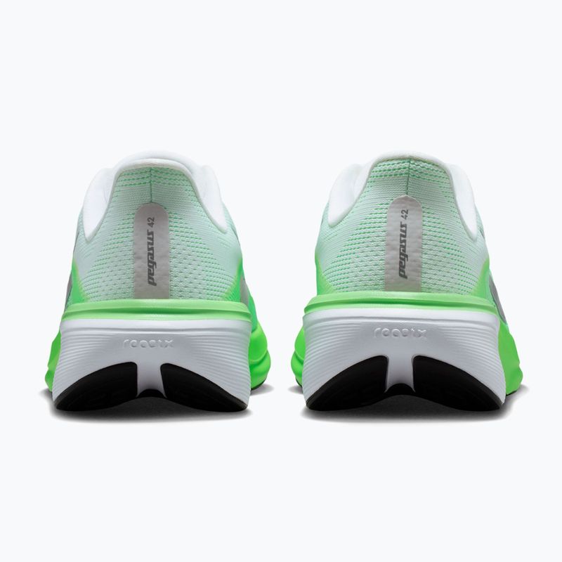 Buty do biegania damskie Nike Pegasus 42 white/green strike/metallic silver 6
