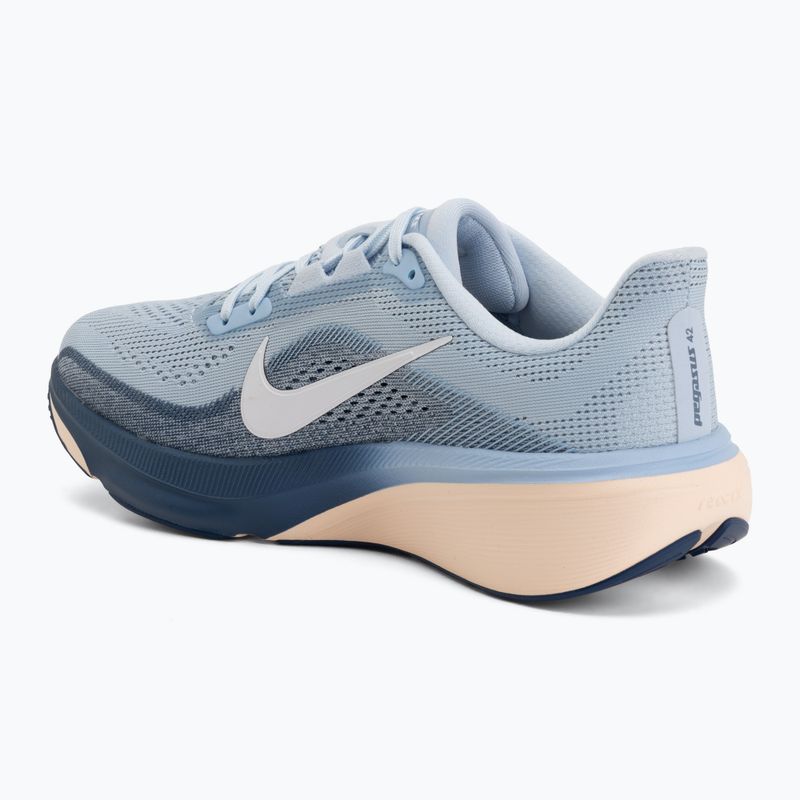 Buty do biegania damskie Nike Pegasus 42 hydrogen blue/mystic navy/aluminum/white 3