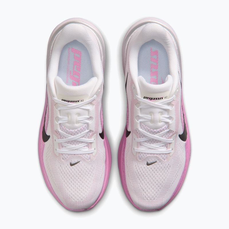 Buty do biegania damskie Nike Pegasus 42 white/light magenta/bleached lilac/black 5