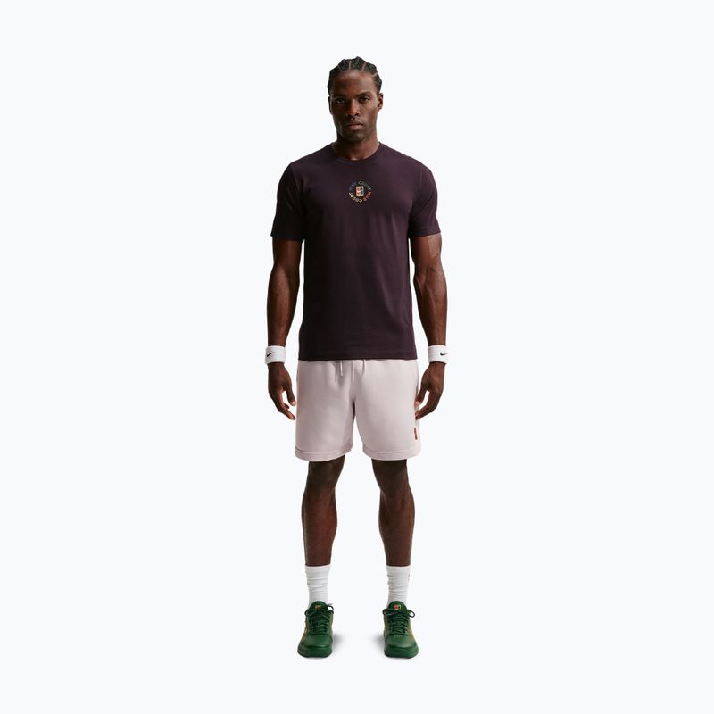 Koszulka męska Nike Court Dri-Fit burgundy ash 2