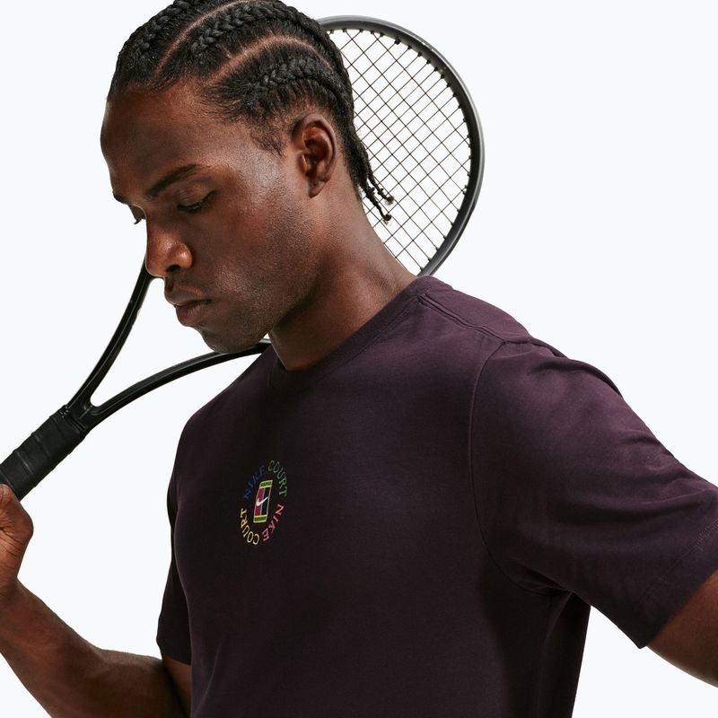 Koszulka męska Nike Court Dri-Fit burgundy ash 6