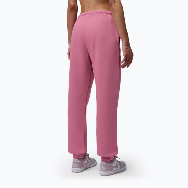 Spodnie damskie Nike Jordan Fleece desert berry/white 3