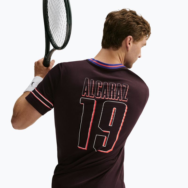 Koszulka męska Nike Court Dri-FIT Cotton burgundy ash 6