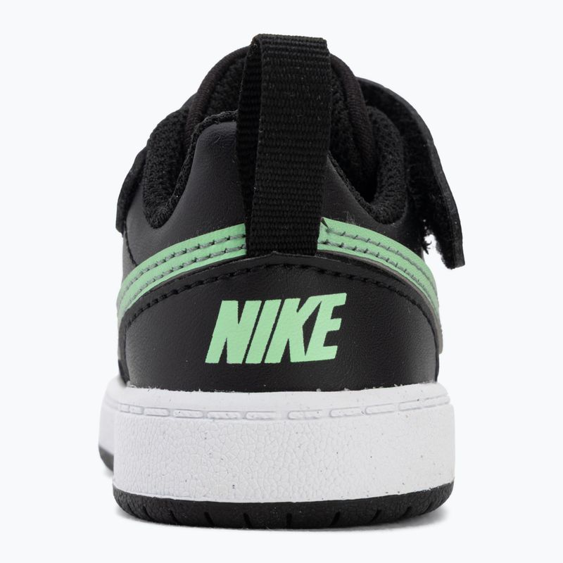 Buty dziecięce Nike Court Borough Low black/smoke grey/white/illusion green 6