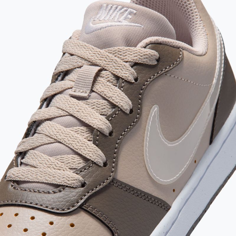 Buty dziecięce Nike Court Borough Low moon particle/cave stone/white/white 7