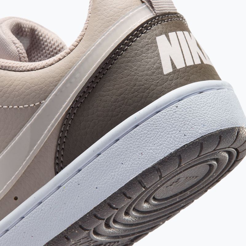 Buty dziecięce Nike Court Borough Low moon particle/cave stone/white/white 8