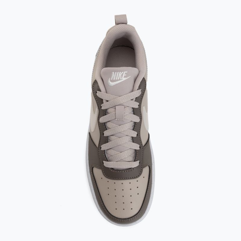 Buty Nike Court Borough Low moon particle/cave stone/white/white 5