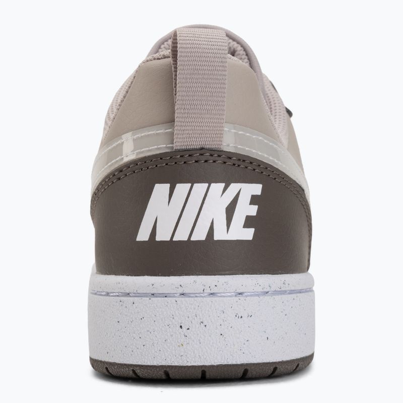 Buty Nike Court Borough Low moon particle/cave stone/white/white 6